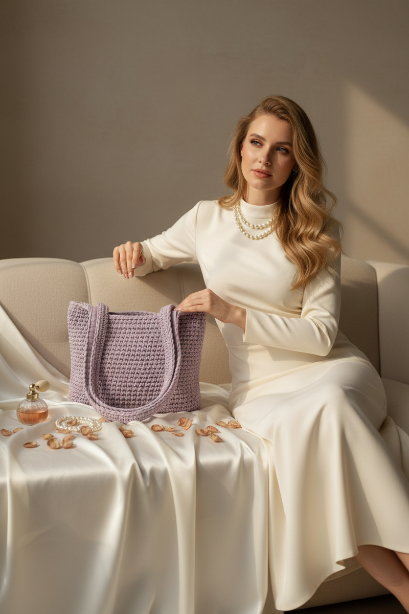 Sakurana Miyabi — Fresh start, Light Lavender, original bag reference